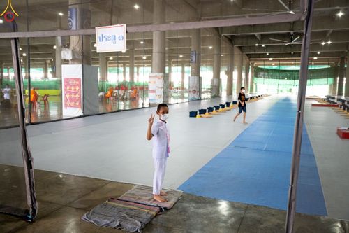 ภาพ No.43785:ประมวลภาพการเข้าโครงการบรรพชาสามเณรฟื้นฟูพระพุทธศาสนาทั่วไทย พ.ศ. 2565 วันแรก ณ ศูนย์อบรมวัดพระธรรมกาย