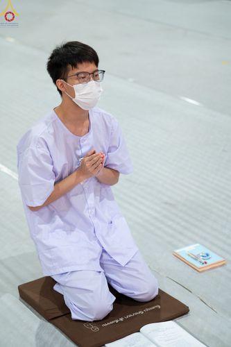 ภาพ No.47350:ประมวลภาพกิจวัตร-กิจกรรม ธรรมทายาท ในโครงการบรรพชาอุปสมบทหมู่ รุ่นเข้าพรรษา