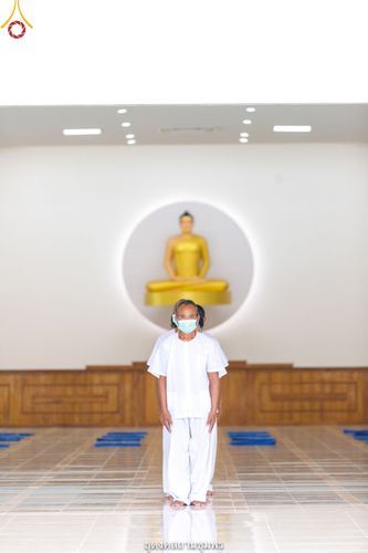 ภาพ No.39461:พิธีตัดปอยผม ปลงผม ขอขมารับผ้าไตรและพิธีบรรพชา ในโครงการอุปสมบท บูชาธรรมมหาปูชนียาจารย์ ประจำปี 2564  ชุดที่ 2