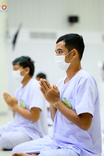 ภาพ No.47442:ประมวลภาพพิธีตัดปอยผม โครงการบรรพชาอุปสมบทหมู่ รุ่นเข้าพรรษา 2565