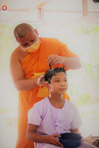 ภาพ No.44107:ประมวลภาพพิธีตัดปอยผมนาคธรรมทายาท ณ ธุดงคสถานจันทปุระ