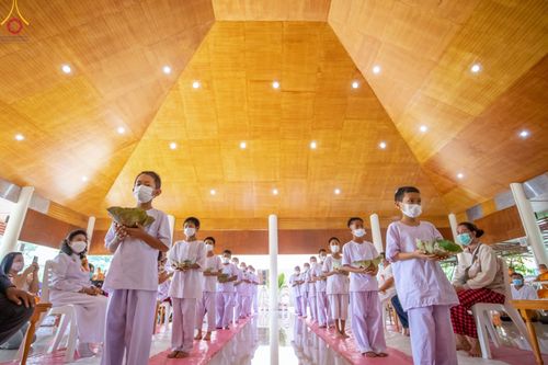 ภาพ No.44814:ประมวลภาพพิธีบรรพชา ในโครงการบรรพชาสามเณรฟื้นฟูพระพุทธศาสนาทั่วไทย ณ ศูนย์อบรมเยาวชนบางปะหัน