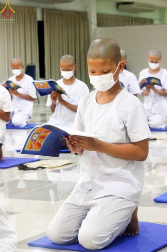 ภาพ No.44111:ประมวลภาพพิธีตัดปอยผมนาคธรรมทายาท ณ ธุดงคสถานจันทปุระ