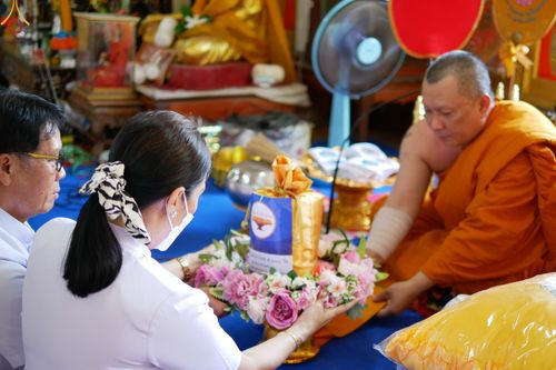 ภาพ No.56020:ประมวลภาพพิธีทอดกฐินสามัคคี ณ วัดบันลือธรรม จ.พระนครศรีอยุธยา (วันที่ 23 ตุลาคม พ.ศ. 2565)