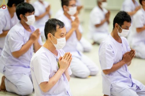 ภาพ No.47443:ประมวลภาพพิธีตัดปอยผม โครงการบรรพชาอุปสมบทหมู่ รุ่นเข้าพรรษา 2565