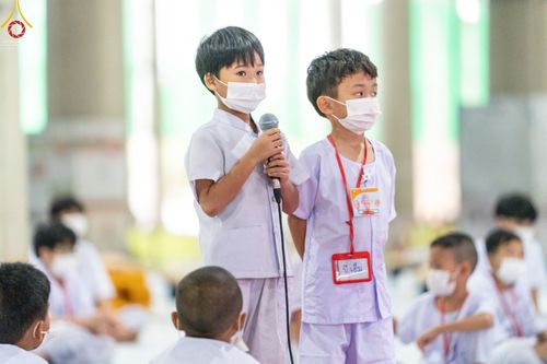 ภาพ No.43954:ประมวลภาพพิธีปลงผม โครงการบรรพชาสามเณรฟื้นฟูพระพุทธศาสนาทั่วไทย ณ ศูนย์อบรมวัดพระธรรมกาย