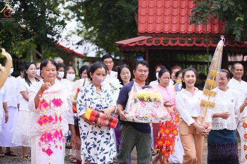 ภาพ No.54066:ประมวลภาพพิธีทอดกฐินสามัคคี ณ วัดเหล่าฝ้าย จ.ยโสธร (วันที่ 16 ตุลาคม พ.ศ. 2565)