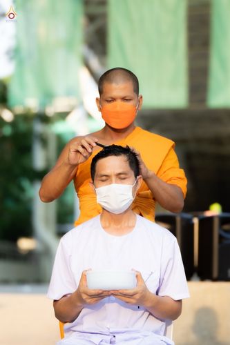 ภาพ No.44162:ประมวลภาพพิธีตัดปอยผมนาคธรรมทายาท รุ่นวันคุ้มครองโลกเฟส 1  ณ วัดพระธรรมกาย