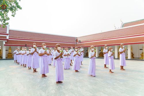 ภาพ No.44687:ประมวลภาพพิธีบรรพชา ในโครงการบรรพชาสามเณรฟื้นฟูพระพุทธศาสนาทั่วไทย ณ วัดสองพี่น้อง