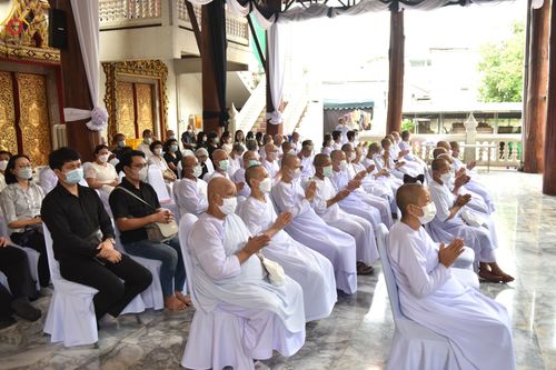 ภาพ No.51876:พิธีพระราชทานเพลิงศพพระเทพวรเวที (บุญศรี ปุญฺญสิริ น.ธ.เอก, ป.ธ.๔) อดีตผู้ช่วยเจ้าอาวาสวัดปากน้ำ 