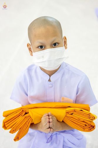 ภาพ No.44308:ประมวลภาพพิธีบรรพชา และพิธีถวายบาตร โครงการบวชภาคฤดูร้อน พ.ศ. 2565