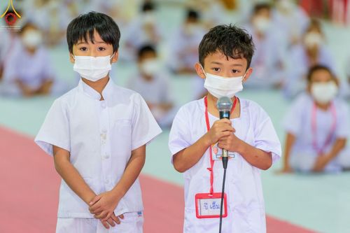 ภาพ No.43955:ประมวลภาพพิธีปลงผม โครงการบรรพชาสามเณรฟื้นฟูพระพุทธศาสนาทั่วไทย ณ ศูนย์อบรมวัดพระธรรมกาย