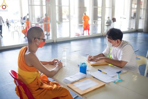 ภาพ No.47310:ประมวลภาพพิธีปลงผม ในโครงการบรรพชาอุปสมบทหมู่ ภาคฤดูฝน 2565