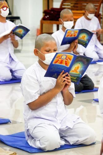 ภาพ No.44115:ประมวลภาพพิธีตัดปอยผมนาคธรรมทายาท ณ ธุดงคสถานจันทปุระ