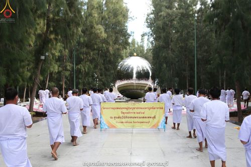 ภาพ No.39635:พิธีตัดปอยผม ปลงผม ขอขมารับผ้าไตรและพิธีบรรพชา ในโครงการอุปสมบท บูชาธรรมมหาปูชนียาจารย์ ประจำปี 2564 ชุดที่ 4