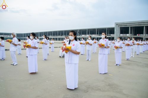 ภาพ No.50988:ประมวลภาพพิธีบรรพชาอุปสมบท โครงการบรรพชาอุปสมบทหมู่ รุ่นวันครูวิชชาธรรมกาย ปีพุทธศักราช 2565