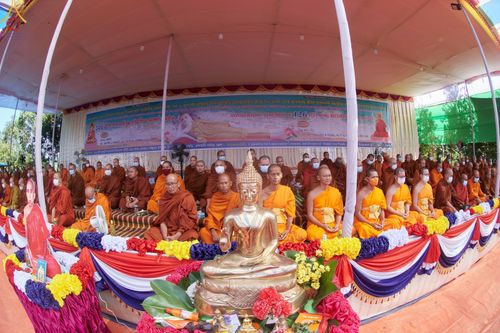 ภาพ No.57350:ประมวลภาพประมวลภาพพิธีถวายและฉลองพระพุทธรูปปางไสยาสน์ ณ ประเทศบังกลาเทศ