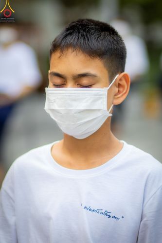 ภาพ No.44443:ประมวลภาพพิธีปลงผม โครงการบรรพชาสามเณรหน่อแก้วเปรียญธรรมรุ่นที่ 10