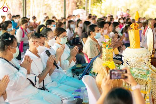 ภาพ No.56556:ประมวลภาพพิธีทอดกฐินสามัคคี ณ ที่พักสงฆ์ห้วยหนึ่ง อ.สวนผึ้ง จ.ราชบุรี