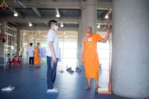 ภาพ No.47313:ประมวลภาพพิธีปลงผม ในโครงการบรรพชาอุปสมบทหมู่ ภาคฤดูฝน 2565