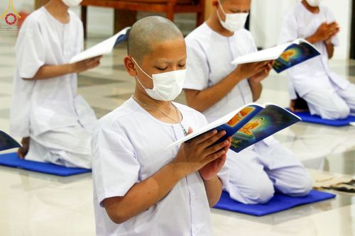 ภาพ No.44114:ประมวลภาพพิธีตัดปอยผมนาคธรรมทายาท ณ ธุดงคสถานจันทปุระ