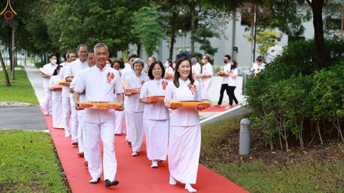 ภาพ No.55773:ประมวลภาพพิธีทอดกฐินสามัคคี ณ วัดพระธรรมกายสิงคโปร์ (วันที่ 23 ตุลาคม พ.ศ. 2565)