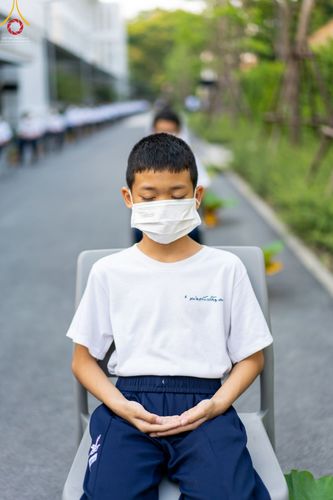 ภาพ No.44445:ประมวลภาพพิธีปลงผม โครงการบรรพชาสามเณรหน่อแก้วเปรียญธรรมรุ่นที่ 10