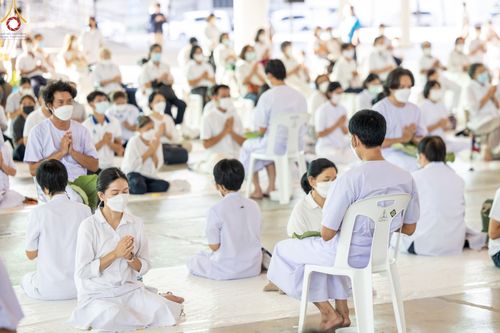 ภาพ No.56722:พิธีปลงผมนาคธรรมทายาท โครงการอุปสมบทบูชาธรรม มหาปูชนียาจารย์ประจำปี 2565 ณ สภาธรรมกายสากล วัดพระธรรมกาย