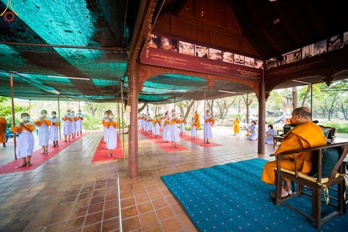 ภาพ No.44741:ประมวลภาพพิธีบรรพชา ในโครงการบรรพชาสามเณร ฟื้นฟูพระพุทธศาสนาทั่วไทย ณ เมืองโบราณ