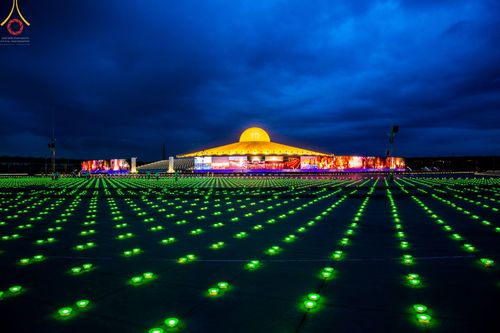 ภาพ No.49068:ประมวลภาพพิธีจุดประทีป  ในวันสมาธิโลก (วันเสาร์ที่ 6 สิงหาคม พ.ศ. 2565)