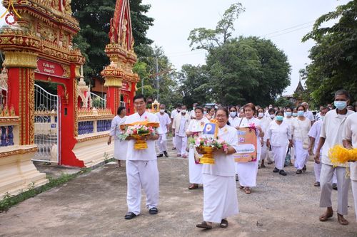 ภาพ No.54068:ประมวลภาพพิธีทอดกฐินสามัคคี ณ วัดเหล่าฝ้าย จ.ยโสธร (วันที่ 16 ตุลาคม พ.ศ. 2565)