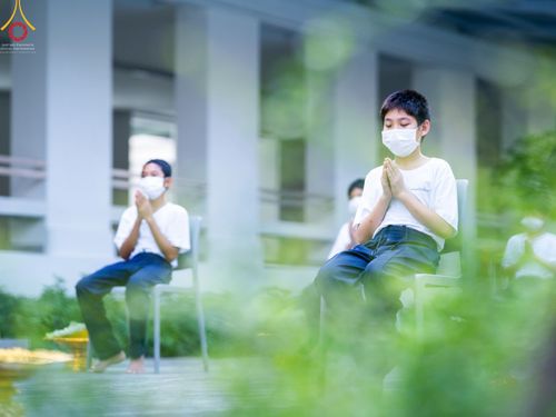 ภาพ No.44446:ประมวลภาพพิธีปลงผม โครงการบรรพชาสามเณรหน่อแก้วเปรียญธรรมรุ่นที่ 10