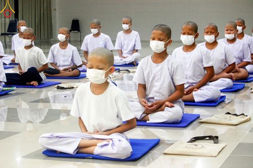 ภาพ No.44117:ประมวลภาพพิธีตัดปอยผมนาคธรรมทายาท ณ ธุดงคสถานจันทปุระ