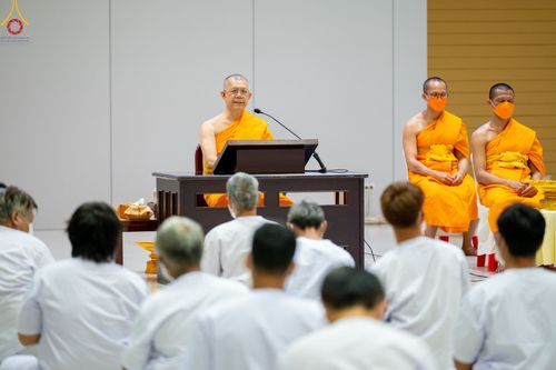 ภาพ No.47448:ประมวลภาพพิธีตัดปอยผม โครงการบรรพชาอุปสมบทหมู่ รุ่นเข้าพรรษา 2565