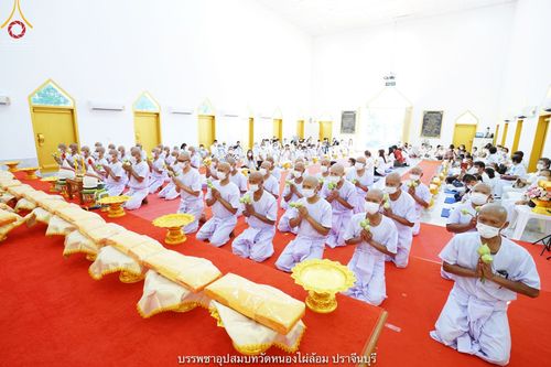 ภาพ No.40495:พิธีตัดปอยผม ปลงผม ขอขมารับผ้าไตรและพิธีบรรพชา ในโครงการอุปสมบท บูชาธรรมมหาปูชนียาจารย์ ประจำปี 2564 ชุดที่ 14