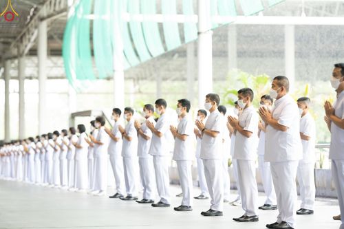 ภาพ No.48513:ประมวลภาพพิธีรับร่างนักสร้างบารมี พระเดชพระคุณพระสุธรรมญาณวิเทศ วิ. (สุธรรม สุธมฺโม)