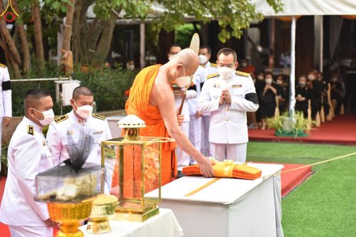 ภาพ No.51879:พิธีพระราชทานเพลิงศพพระเทพวรเวที (บุญศรี ปุญฺญสิริ น.ธ.เอก, ป.ธ.๔) อดีตผู้ช่วยเจ้าอาวาสวัดปากน้ำ 