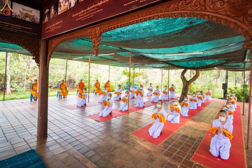 ภาพ No.44745:ประมวลภาพพิธีบรรพชา ในโครงการบรรพชาสามเณร ฟื้นฟูพระพุทธศาสนาทั่วไทย ณ เมืองโบราณ