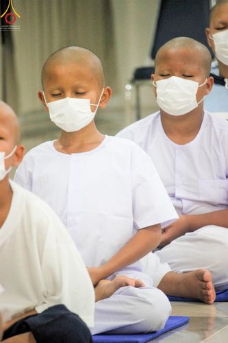 ภาพ No.44116:ประมวลภาพพิธีตัดปอยผมนาคธรรมทายาท ณ ธุดงคสถานจันทปุระ