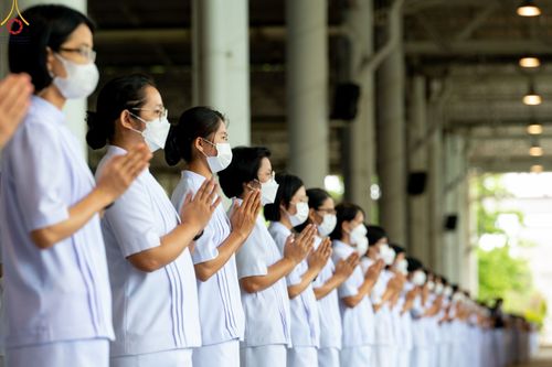 ภาพ No.48481:ประมวลภาพพิธีรับร่างนักสร้างบารมี พระเดชพระคุณพระสุธรรมญาณวิเทศ วิ. (สุธรรม สุธมฺโม)