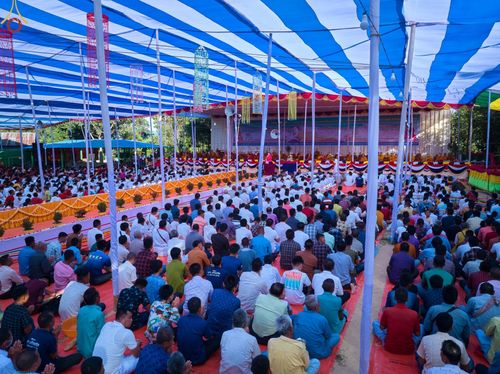 ภาพ No.57353:ประมวลภาพประมวลภาพพิธีถวายและฉลองพระพุทธรูปปางไสยาสน์ ณ ประเทศบังกลาเทศ