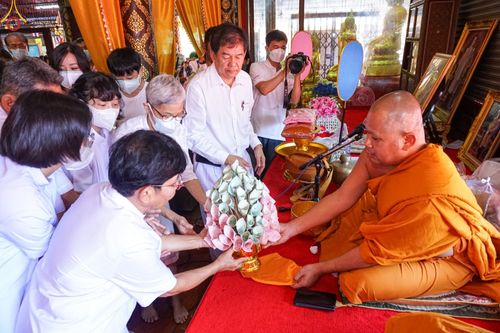 ภาพ No.52786:ประมวลภาพพิธีทอดกฐินสามัคคี ณ วัดหันตรา จังหวัดพระนครศรีอยุธยา (วันที่ 13 ตุลาคม พ.ศ. 2565)