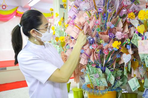 ภาพ No.54099:ประมวลภาพพิธีทอดกฐินสามัคคี ณ วัดคุณหญิงส้มจีน จ.ปทุมธานี (วันที่ 16 ตุลาคม พ.ศ. 2565)