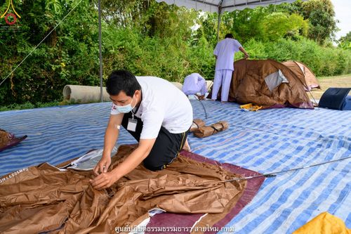 ภาพ No.39289:พิธีตัดปอยผมและปลงผมในโครงการอุปสมบท บูชาธรรมมหาปูชนียาจารย์ ประจำปี 2564 ชุดที่ 1