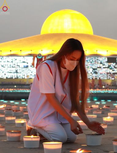 ภาพ No.44994:ประมวลภาพพิธีจุดประทีป​ วันคุ้ม​ครองโลก ณ วัดพระธรรมกาย
