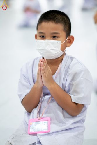 ภาพ No.43963:ประมวลภาพพิธีปลงผม โครงการบรรพชาสามเณรฟื้นฟูพระพุทธศาสนาทั่วไทย ณ ศูนย์อบรมวัดพระธรรมกาย