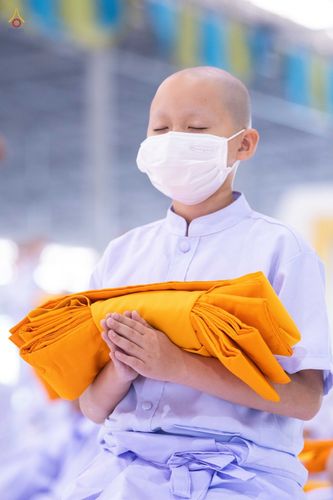 ภาพ No.44314:ประมวลภาพพิธีบรรพชา และพิธีถวายบาตร โครงการบวชภาคฤดูร้อน พ.ศ. 2565