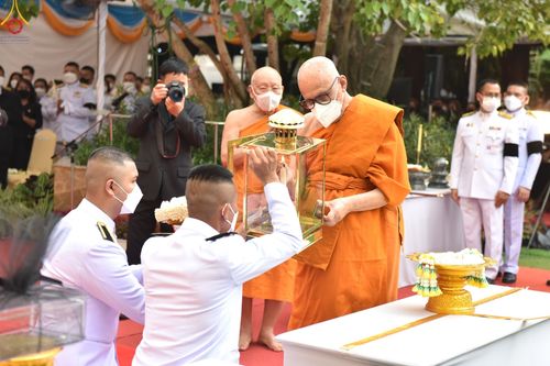 ภาพ No.51882:พิธีพระราชทานเพลิงศพพระเทพวรเวที (บุญศรี ปุญฺญสิริ น.ธ.เอก, ป.ธ.๔) อดีตผู้ช่วยเจ้าอาวาสวัดปากน้ำ 