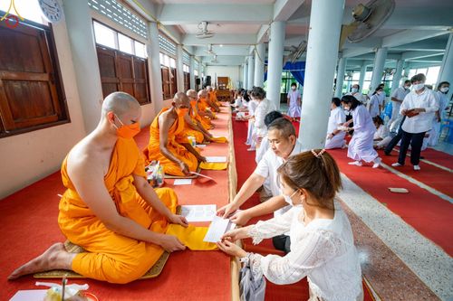 ภาพ No.65881:พิธีอุปสมบทวัดเชิงท่า อ.สามโคก จ.ปทุมธานี รับบุญจัดงานโดยสำนักศรัทธาภิบาล ในโครงการอุปสมบทบูชาธรรม มหาปูชนียาจารย์ประจำปี 2565 เมื่อวันที่ 7 ธันวาคม พ.ศ. 2565