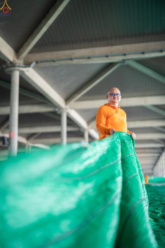 ภาพ No.322377:วันที่ 16 เมษายน พ.ศ.2569 การจัดเตรียมเบาะรองนอน เช็ดทำความสะอาด  เพื่องานถวายมหาสังฆทาน 40,000 กว่าวัดทั่วประเทศ วันคุ้มครองโลก 22 เมษายน พ.ศ.2569 วัดพระธรรมกาย